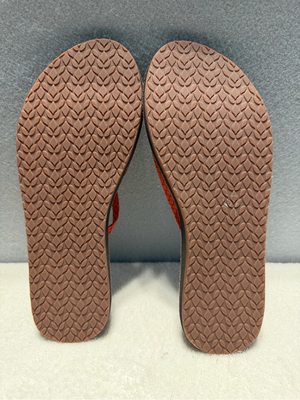 Reef Flip Flop Sandals s6 Women’s Brown/Orange - Picture 7 of 8